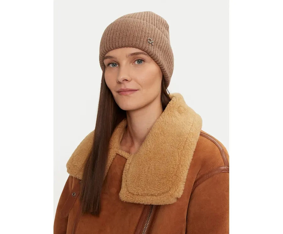 obrazek 1 Calvin Klein Czapka Chunky K60K612873 Beżowy