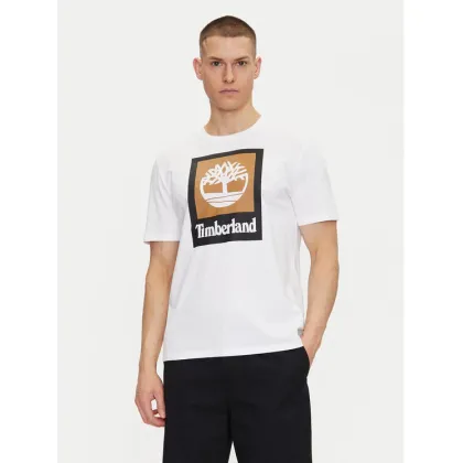 Zdjęcie Timberland T-Shirt TB0A5QS2 Biały Regular Fit