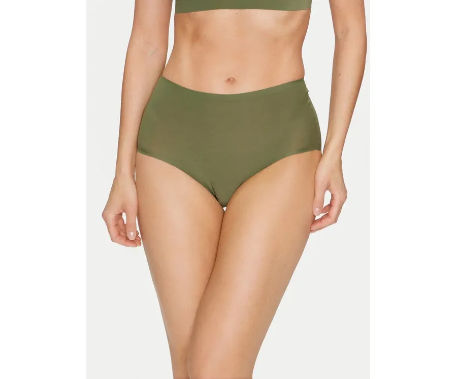 obrazek 1 Chantelle Figi klasyczne z wysokim stanem Soft Stretch C26470 Zielony