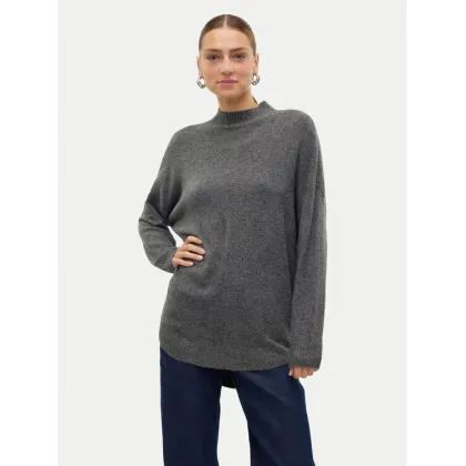 Zdjęcie Vero Moda Sweter Plaza 10290784 Szary Loose Fit