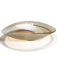 Zdjęcie Artystyczny duży talerz z masy perłowej