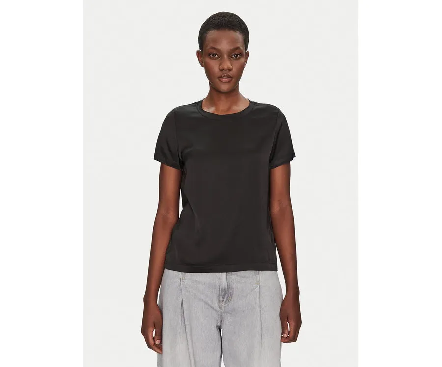 obrazek 1 ViCOLO Bluzka TD0007 Czarny Relaxed Fit