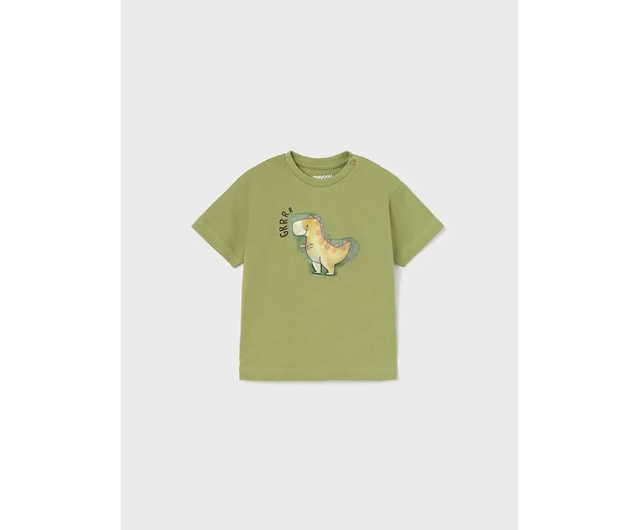 obrazek 1 Mayoral T-Shirt 1028 Zielony Regular Fit