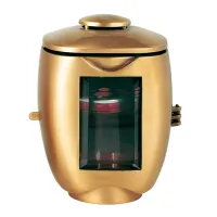 Zdjęcie Wyprodukowany z brązu znicz na nagrobki