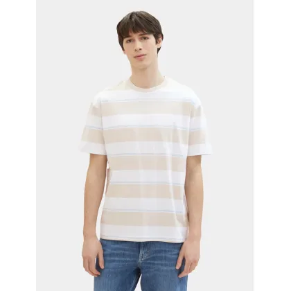 Zdjęcie Tom Tailor Denim T-Shirt 1040844 Beżowy Relaxed Fit