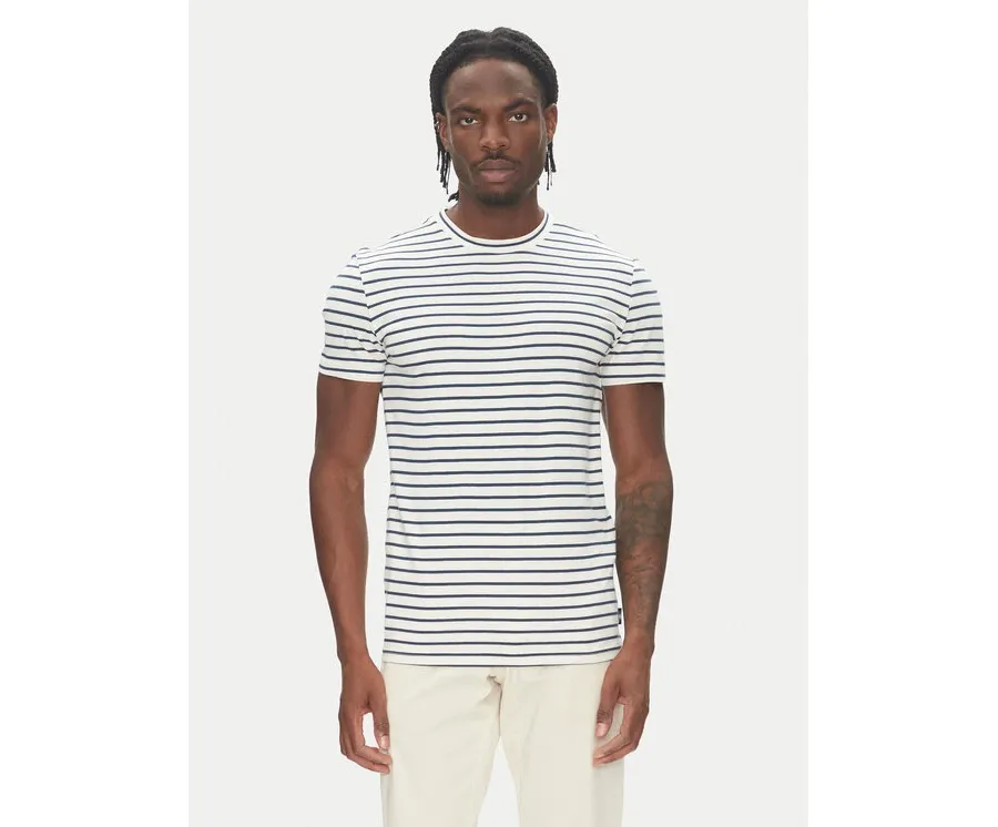 obrazek 1 Mustang T-Shirt Allen 1016496 Granatowy Regular Fit