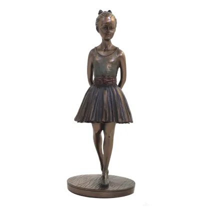 Zdjęcie Brązowana statuetka z żywicy - baletnica