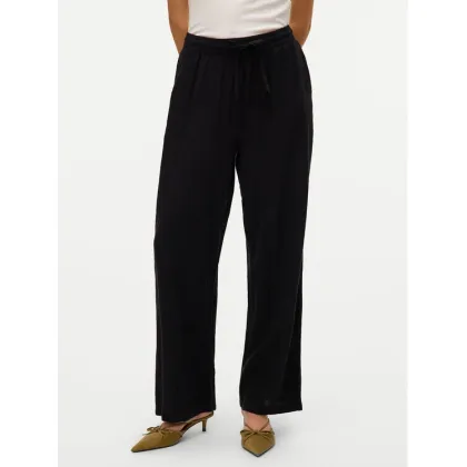Zdjęcie Vero Moda Spodnie materiałowe Linn 10305091 Czarny Loose Fit