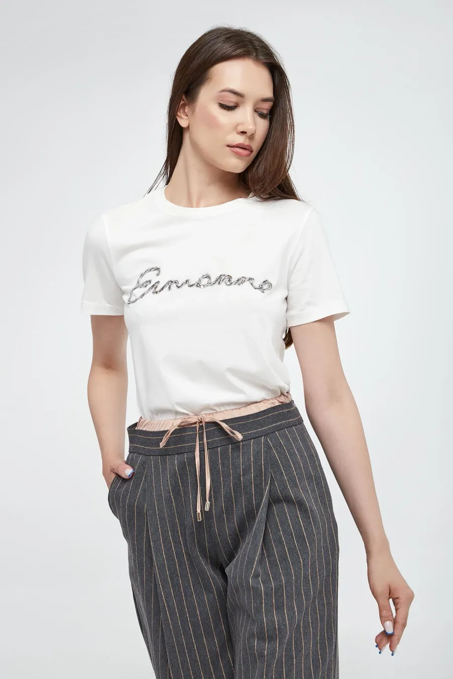 obrazek 1 T-shirt damski ERMANNO FIRENZE Ermanno Firenze