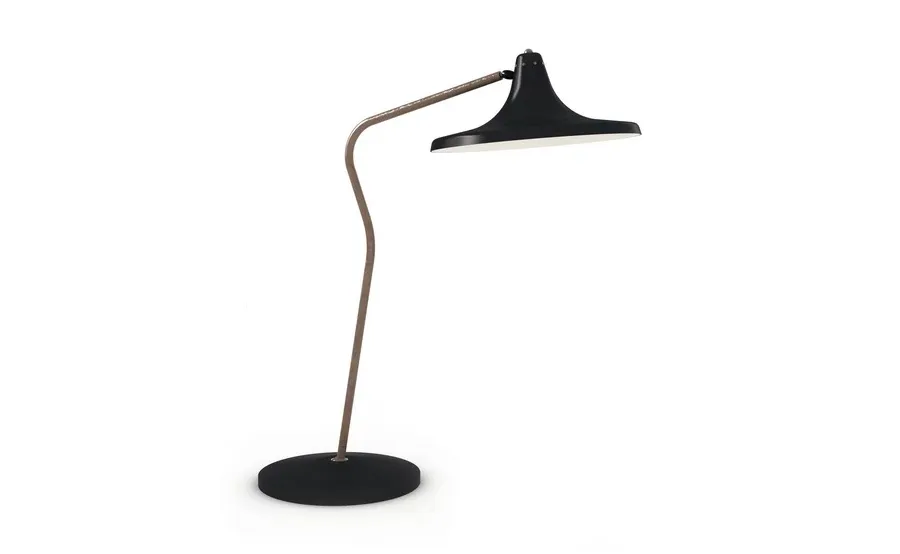 obrazek 1 Klasyczna, stylowa lampa mosiężna wykończona brązem
