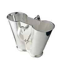 Zdjęcie Ekskluzywny srebrny cooler do chłodzenia butelek – Pampaloni