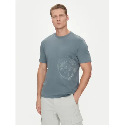 Zdjęcie Napapijri T-Shirt S-Vanni NP0A4IEA Niebieski Regular Fit