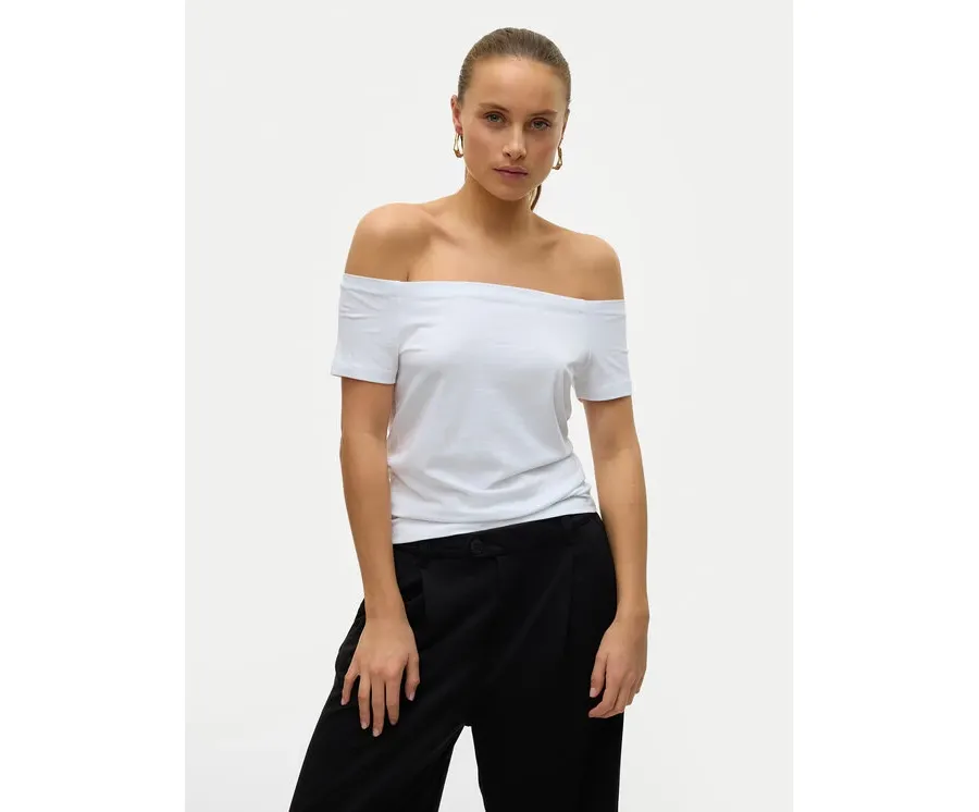 obrazek 1 Vero Moda Bluzka Panda 10325598 Biały Regular Fit