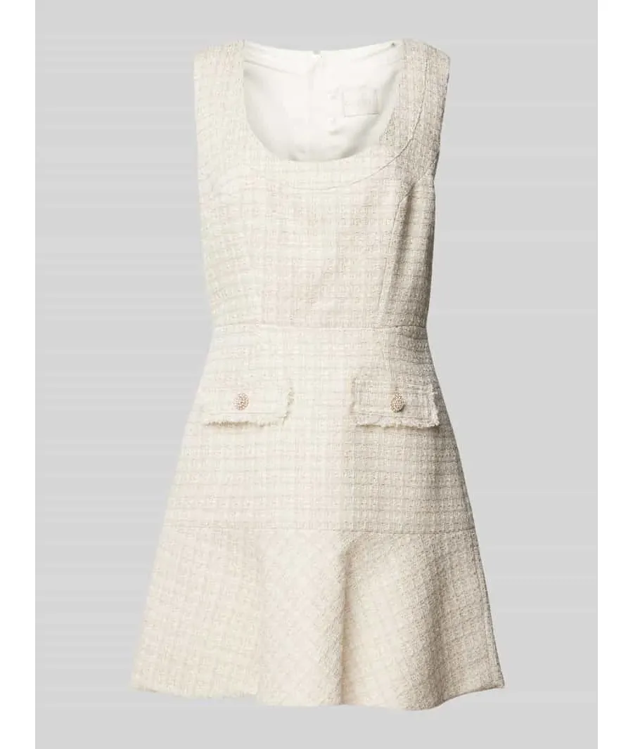 obrazek 1 Sukienka mini z fakturowanym wzorem model ‘DAPHNEE’