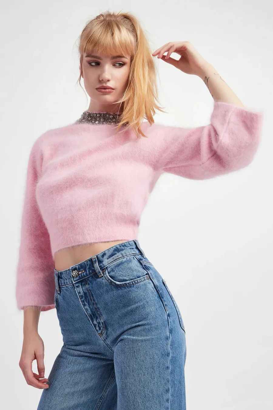 obrazek 1 Sweter damski z angory LIU JO Liu Jo