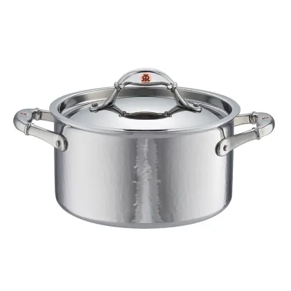 Zdjęcie Garnek do zupy, ze stali i aluminium