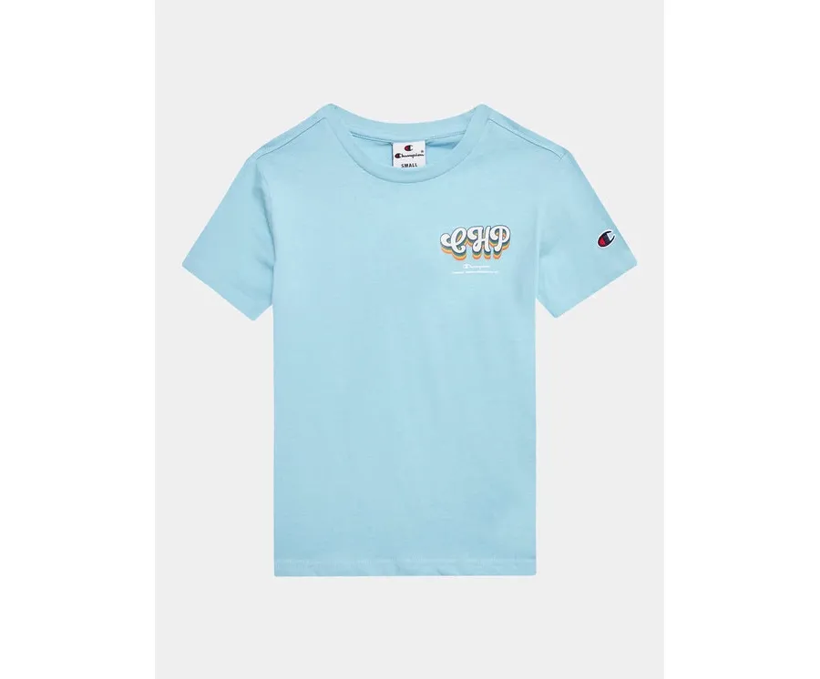 obrazek 1 Champion T-Shirt 306374 Błękitny Regular Fit