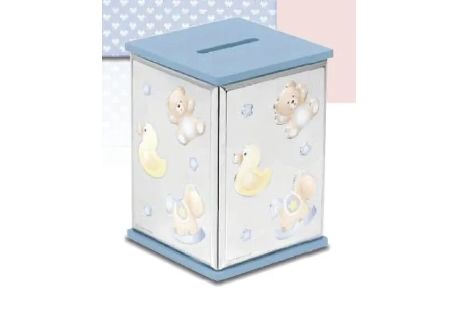 obrazek 1 Unikalna skarbonka dla dziecka w kolorze różowym