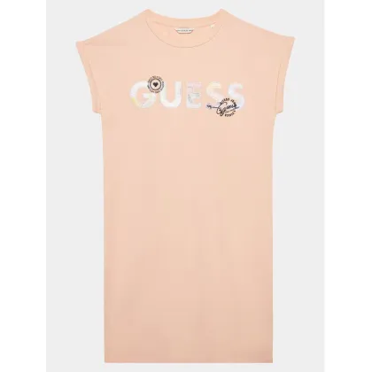 Zdjęcie Marciano Guess Sukienka codzienna J4GK14 KAE23 Koralowy Regular Fit