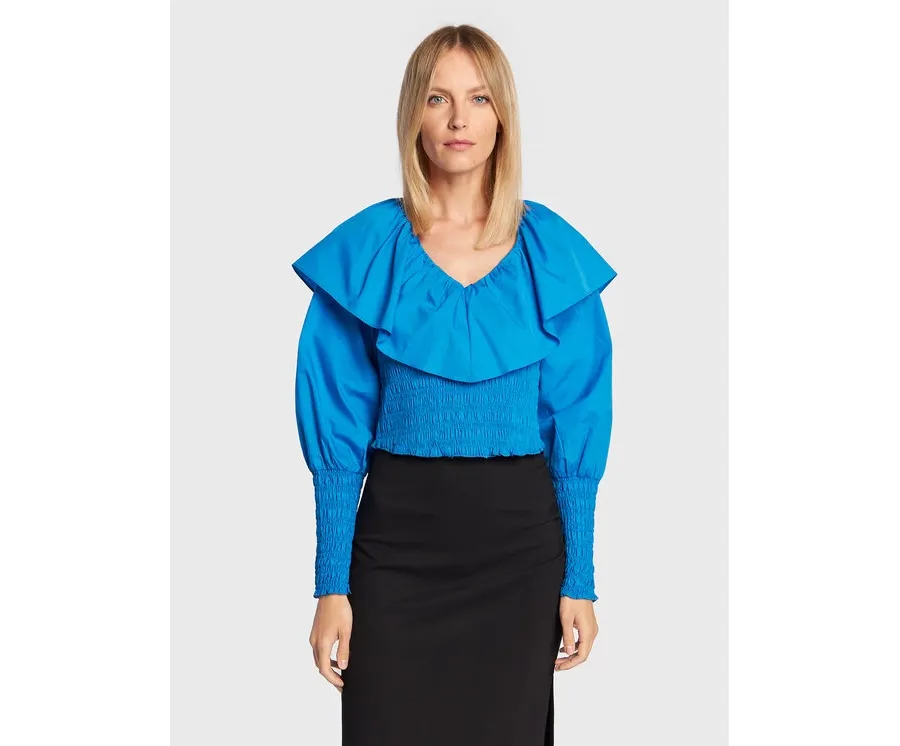 obrazek 1 Gestuz Bluzka Avaligz 10906508 Niebieski Slim Fit