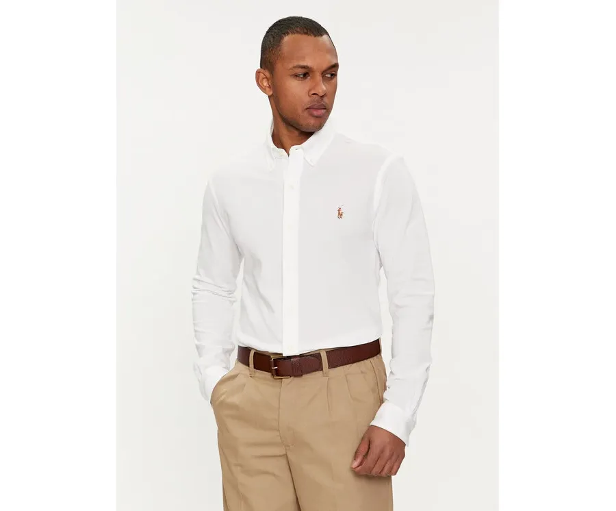 obrazek 1 Polo Ralph Lauren Koszula 710932545002 Biały Custom Fit