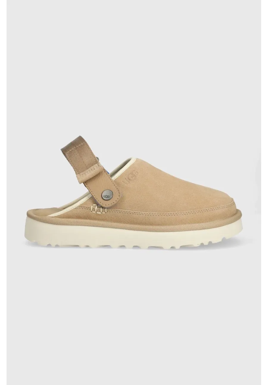 obrazek 1 UGG kapcie zamszowe Goldencoast Clog kolor beżowy 1142172