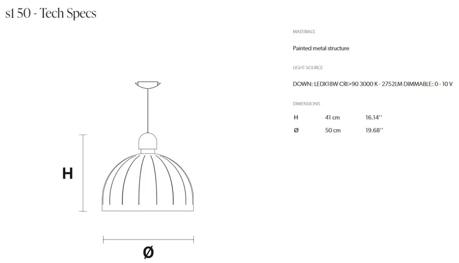 obrazek 3 Włoska lampa wisząca Cupole