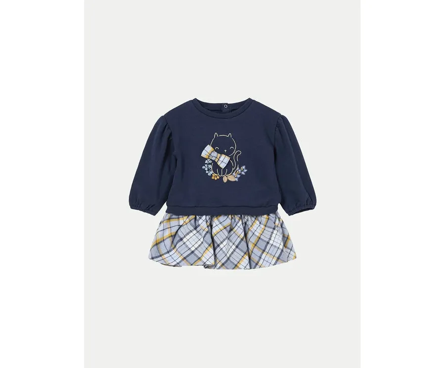 obrazek 1 Mayoral Komplet bluza i spódniczka 2929 Granatowy Regular Fit