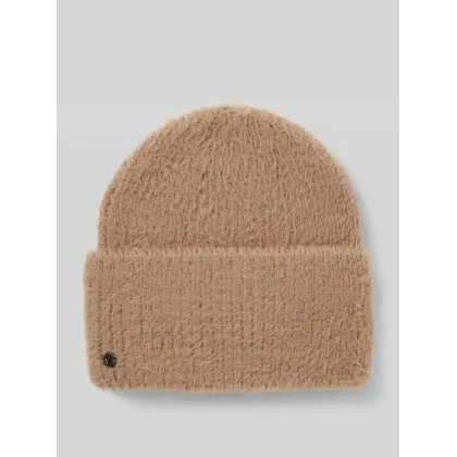 Zdjęcie Czapka beanie z imitacji dzianiny z dodatkiem wełny