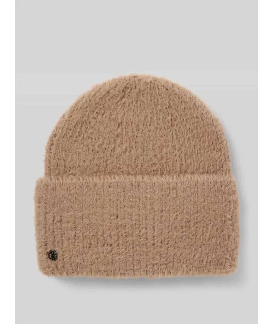 obrazek 1 Czapka beanie z imitacji dzianiny z dodatkiem wełny