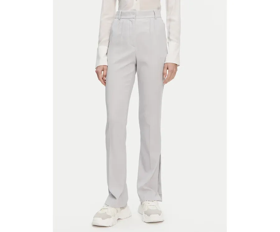 obrazek 1 Patrizia Pepe Spodnie materiałowe 8P0677 A6F5 S702 Szary Regular Fit