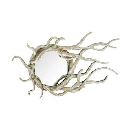 Picture Decorative mirror in light gold - Karpa