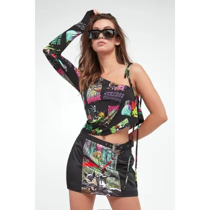 Zdjęcie Top damski na jedno ramię VERSACE JEANS COUTURE Versace Jeans Couture