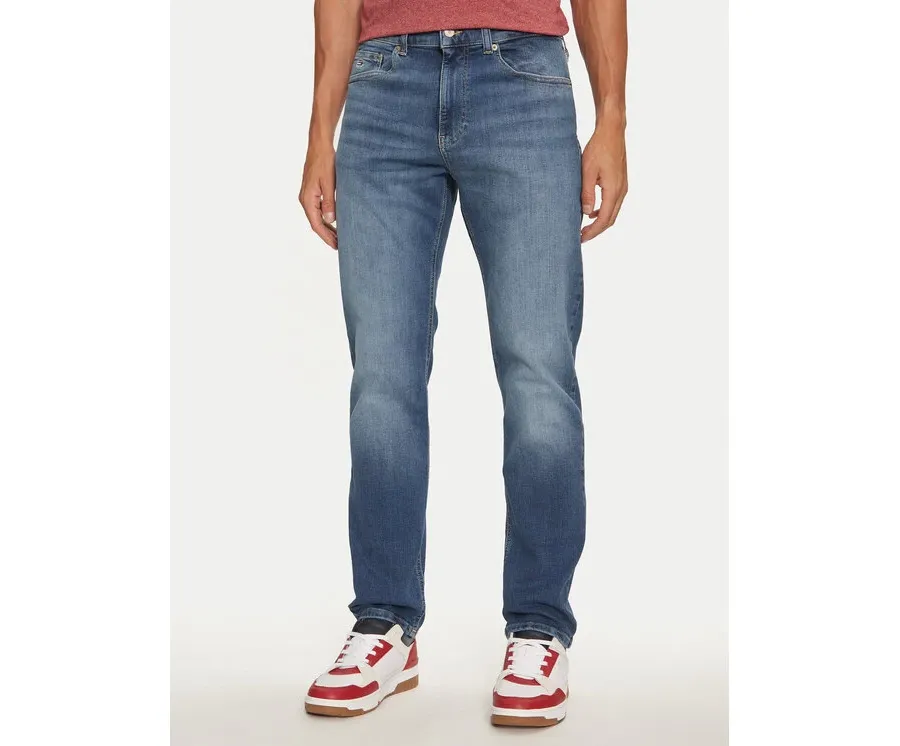 obrazek 1 Tommy Jeans Jeansy Ryan DM0DM21054 Granatowy Slim Fit