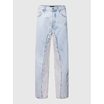 Zdjęcie Jeansy o kroju baggy fit ze wstawką w kontrastowym kolorze model ‘CRONIN’