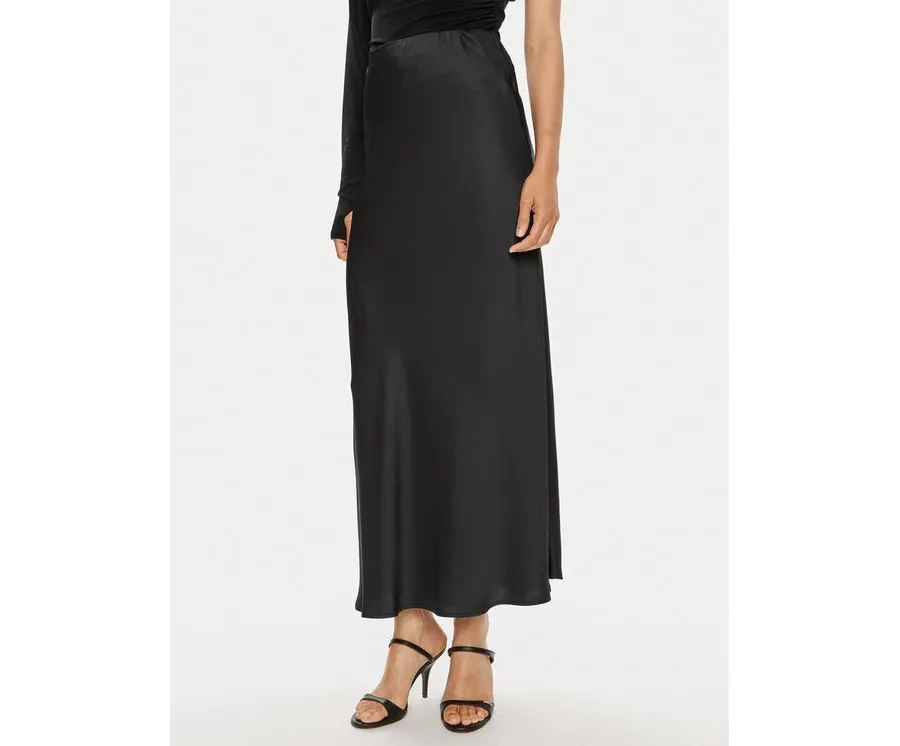 obrazek 1 ViCOLO Spódnica maxi TB0342 Czarny Regular Fit