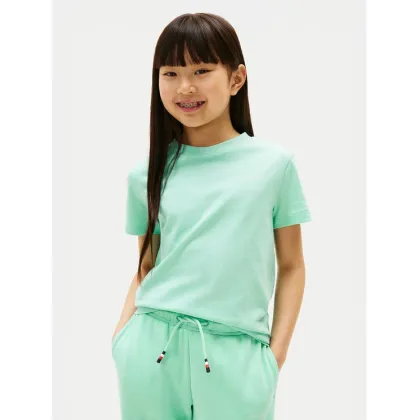 Zdjęcie Tommy Hilfiger T-Shirt KS0KS00594 Zielony Regular Fit