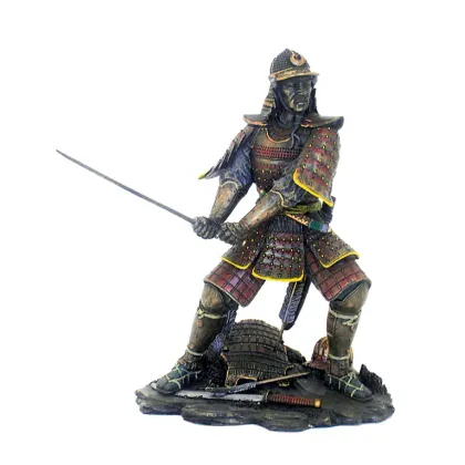 Zdjęcie Walczący samuraj - figura