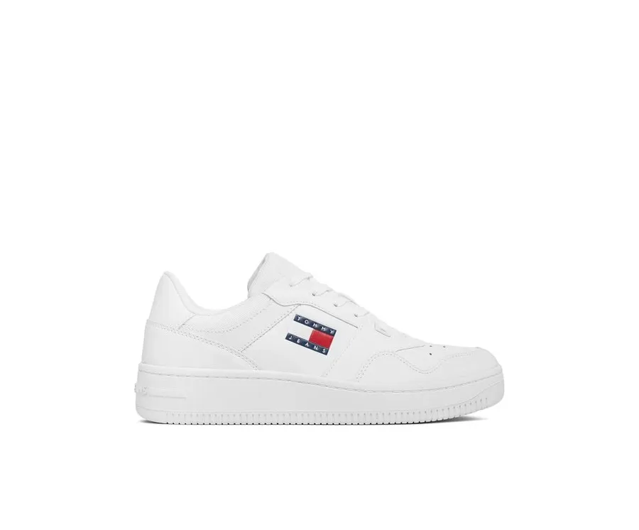 obrazek 1 Tommy Jeans Sneakersy Tjm Retro Basket Ess EM0EM01395 Biały