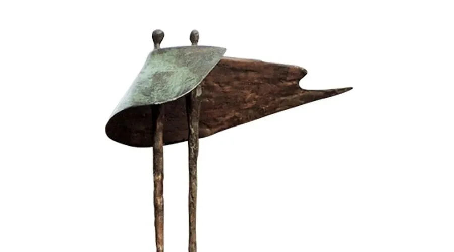 obrazek 1 Oryginalna statuetka z brązu "Ochrona" - fantastyczny prezent z okazji jubileuszu firmy