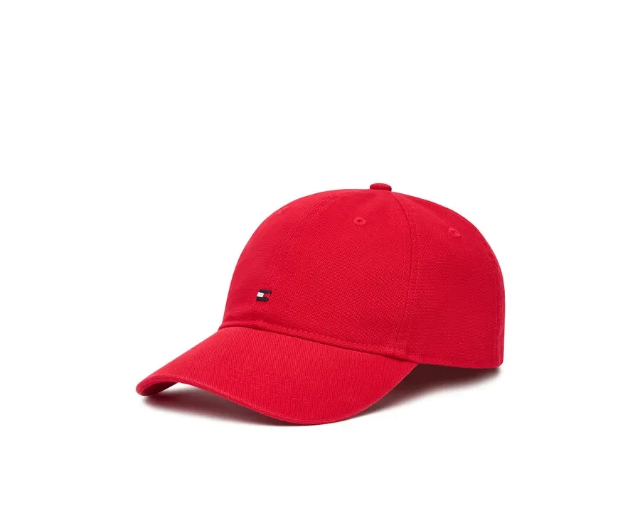 obrazek 1 Tommy Hilfiger Czapka z daszkiem Flag Soft 6 Panel AM0AM13426 Czerwony