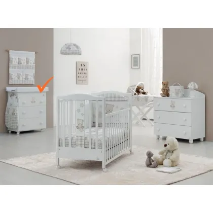 Zdjęcie Biała komoda z miejscem na przewijak - Italbaby