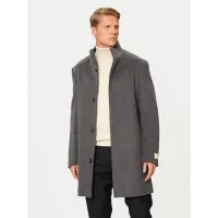 Zdjęcie Calvin Klein Płaszcz wełniany K10K113665 Szary Slim Fit