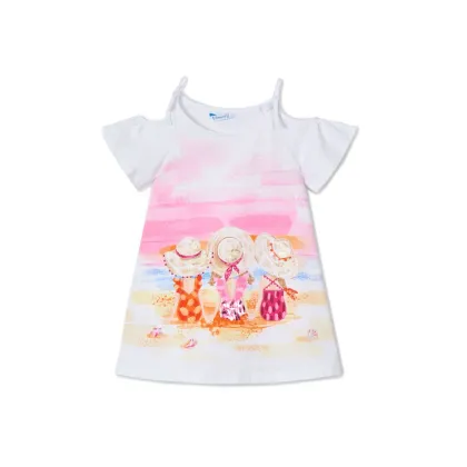 Zdjęcie Mayoral Sukienka letnia 3963 Biały Regular Fit