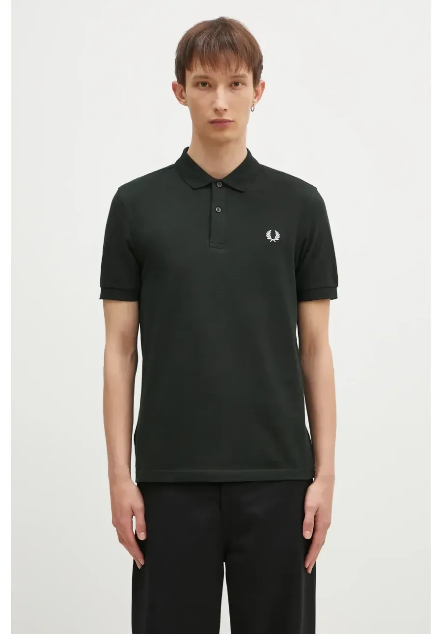 obrazek 1 Fred Perry polo bawełniane męski kolor zielony gładki M6000.T50