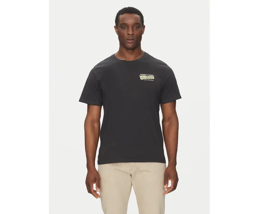 obrazek 1 Element T-Shirt ELYZT00519 Czarny Regular Fit