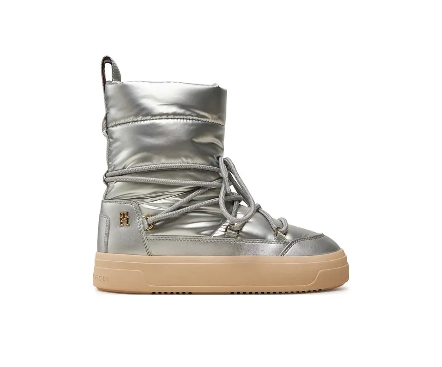 obrazek 1 Tommy Hilfiger Śniegowce FW0FW08442 Srebrny