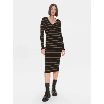 Zdjęcie Liu Jo Sukienka dzianinowa MF3003 MS99E Czarny Slim Fit