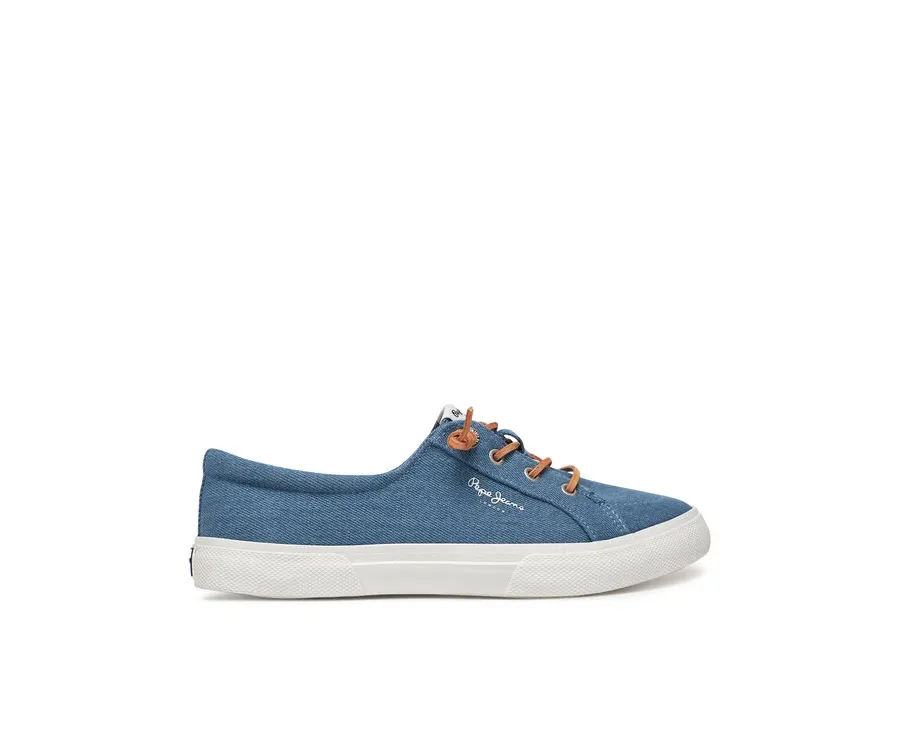 obrazek 1 Pepe Jeans Sneakersy Kenton Denim PLS31602 Niebieski