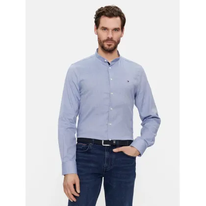 Zdjęcie Tommy Hilfiger Koszula Cl Stretch Dobby Sf Shirt MW0MW33821 Niebieski Slim Fit